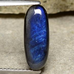2.03 ct Multicolor Spectrolite Gemstone, Spectrolite Gem in Oval Cabochon Shape for Sale.