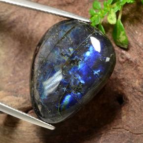 15.3ct Pear Cabochon Multicolor Spectrolite for sale thumb image of 15.3ct Pear Cabochon Multicolor Spectrolite (ID: 487729)