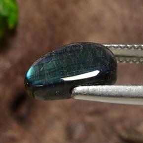 Spectrolite Gemstone in 11.1 x 6.3 mm Size for Sale, Spectrolite Stone in Multicolor Color