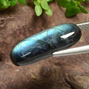 Spectrolite Gemstone in 18.4 x 7 mm Size for Sale, Spectrolite Stone in Multicolor Color