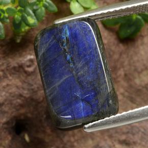 6.10 ct Multicolor Spectrolite Gemstone, Spectrolite Gem in Cushion Cabochon Shape for Sale.