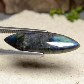 Spectrolite Gemstone in 31.1 x 9.3 mm Size for Sale, Spectrolite Stone in Multicolor Color