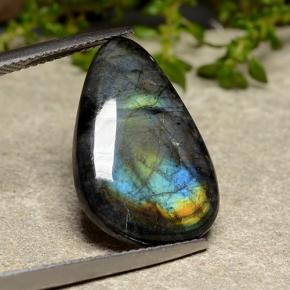 Spectrolite Gemstone in 20.4 x 13.6 mm Size for Sale, Spectrolite Stone in Multicolor Color