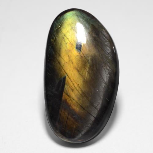 9.95 ct Multicolor Spectrolite Gemstone, Spectrolite Gem in Fancy Cabochon Shape for Sale.