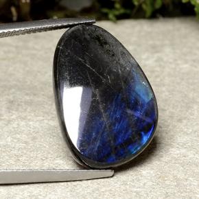 10.4ct Shark Fin Cabochon Multicolor Spectrolite for sale thumb image of 10.4ct Shark Fin Cabochon Multicolor Spectrolite (ID: 488321)