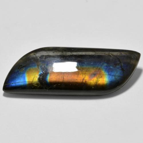8.9ct Fancy Cabochon Multicolor Spectrolite Gem for sale 8.9ct Fancy Cabochon Multicolor Spectrolite Gem (ID: 488496)