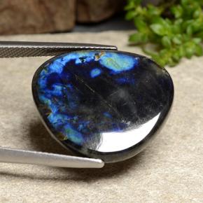 Spectrolite Gemstone in 22.5 x 19.6 mm Size for Sale, Spectrolite Stone in Multicolor Color
