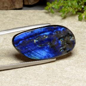 11.70 ct Multicolor Spectrolite Stone, Natural Spectrolite in Fancy Cabochon Shape for Sale