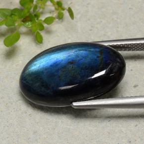 Spectrolite Gemstone in 21.4 x 13.1 mm Size for Sale, Spectrolite Stone in Multicolor Color