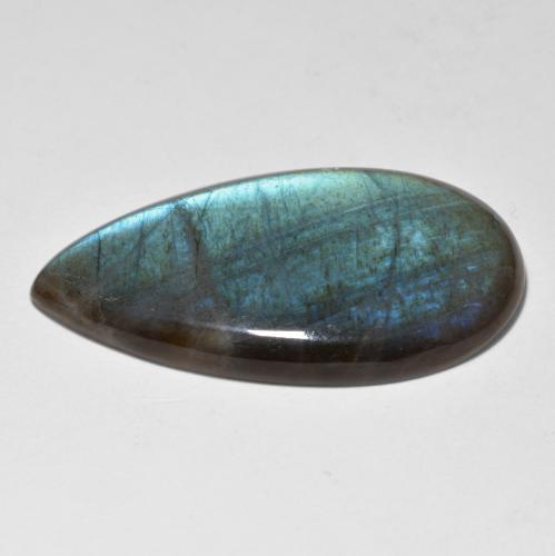 Spectrolite Gemstone in 31.1 x 17.7 mm Size for Sale, Spectrolite Stone in Multicolor Color