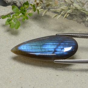 Spectrolite Gemstone in 33.1 x 13.3 mm Size for Sale, Spectrolite Stone in Multicolor Color