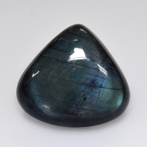 Multicolor Espectrolita Gema - 9.8ct Cabujón Pera (ID: 512197)