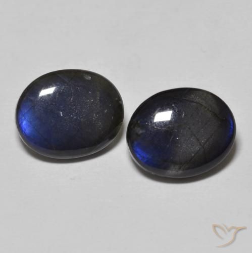 4.24 ct Oval Spectrolite, 10.1 x 8.3 mm From Finland, Photo A