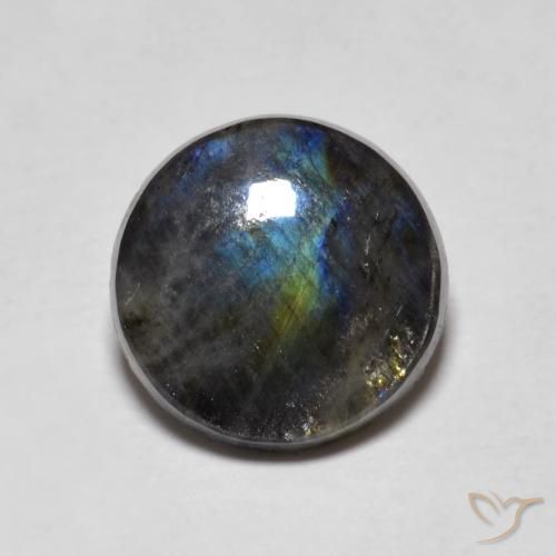Espectrolita redonda de 2,31 ct, 10,2 mm de Finlandia, Photo A