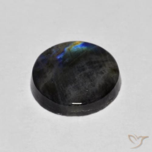 Spectrolite Gemstone in 10 mm (calibrated) Size for Sale, Spectrolite Stone in Multicolor Color