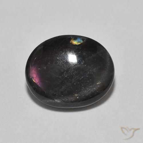 2.15 ct Oval Spectrolite, 10.2 x 8.3 mm From Finland, Photo A