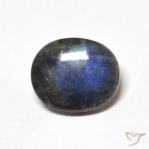 Espectrolita ovalada de 1,96 ct, 9,8 x 8,3 mm de Finlandia, Photo A