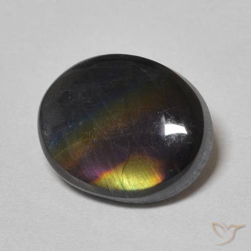 2.12 ct Oval Spectrolite, 10.1 x 8.2 mm From Finland, Photo A