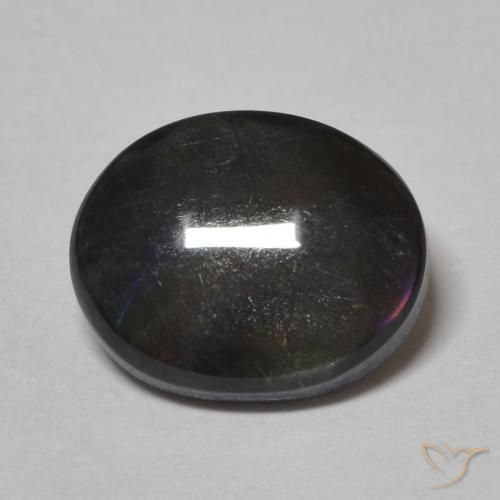 2.12 ct Multicolor Spectrolite Stone, Natural Spectrolite in Oval Cabochon Shape for Sale