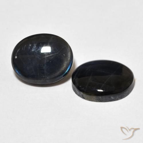 4.05 ctw Multicolor Spectrolite Stones, Natural Spectrolite in Oval Cabochon Shape for Sale