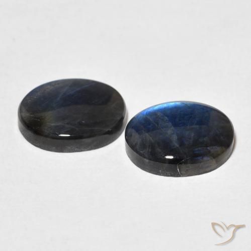 Spectrolite Gemstones in 10 x 8 mm (calibrated) Size for Sale, Spectrolite Stones in Multicolor Color