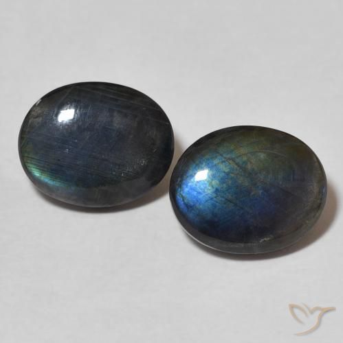 4.22ctw Natural Multicolor Spectrolite, Oval, Opaque