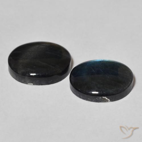 Spectrolite Gemstones in 10 x 8 mm (calibrated) Size for Sale, Spectrolite Stones in Multicolor Color