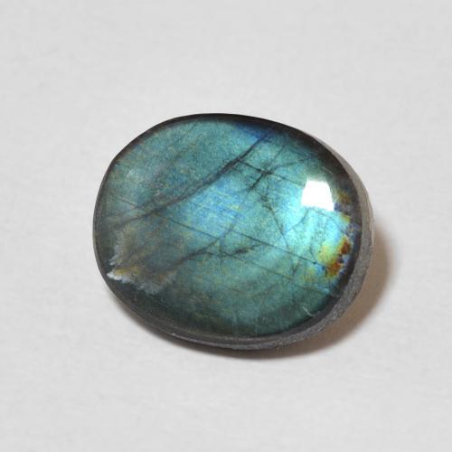 1.97 ct Oval Spectrolite, 10 x 8.3 mm From Finland, Photo A