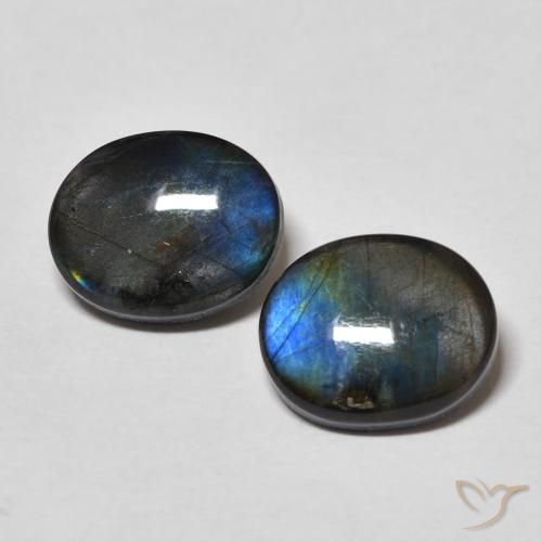 4.41ctw Natural Multicolor Spectrolite, Oval, Opaque