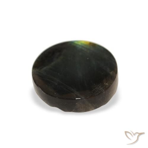 Spectrolite Gemstone in 7 mm (calibrated) Size for Sale, Spectrolite Stone in Multicolor Color
