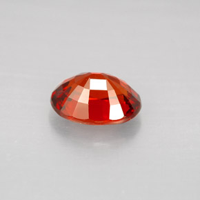 Spessartite Garnet Gemstone in 9 x 7 mm (calibrated) Size for Sale, Spessartite Garnet Stone in Reddish Orange Color