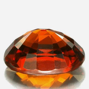 Spessartite Garnet Gemstone in 9 x 7 mm (calibrated) Size for Sale, Spessartite Garnet Stone in Mandarin Orange Color