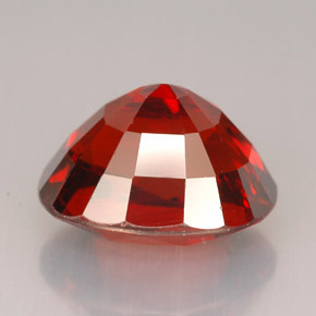 Spessartite Garnet Gemstone in 12 x 10 mm (calibrated) Size for Sale, Spessartite Garnet Stone in Orange Red Color