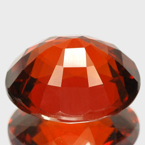Spessartite Garnet Gemstone in 11 x 9 mm (calibrated) Size for Sale, Spessartite Garnet Stone in Reddish Orange Color