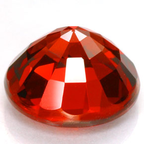 Spessartite Garnet Gemstone in 10 mm (calibrated) Size for Sale, Spessartite Garnet Stone in Reddish Orange Color