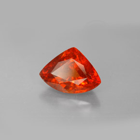 2.57 ct Orange Spessartite Garnet Stone, Natural Spessartite Garnet in Fancy Facet Shape for Sale