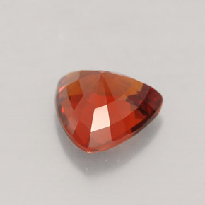 Spessartite Garnet Gemstone in 7.7 x 7.4 mm Size for Sale, Spessartite Garnet Stone in Reddish Orange Color