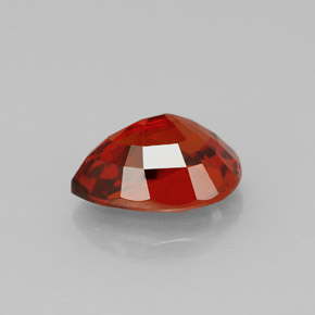 Spessartite Garnet Gemstone in 9 x 6 mm (calibrated) Size for Sale, Spessartite Garnet Stone in Reddish Orange Color