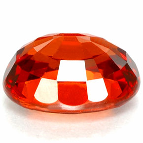 Spessartite Garnet Gemstone in 9 x 7.5 mm Size for Sale, Spessartite Garnet Stone in Orange Color