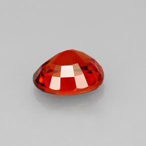 Spessartite Garnet Gemstone in 8.9 x 7.6 mm Size for Sale, Spessartite Garnet Stone in Mandarin Orange Color