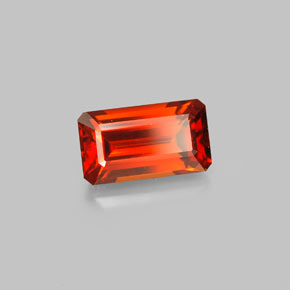 2.19 ct Orange Spessartite Garnet Stone, Natural Spessartite Garnet in Octagon Facet Shape for Sale