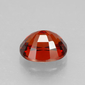 Spessartite Garnet Gemstone in 7.7 x 6.5 mm Size for Sale, Spessartite Garnet Stone in Orange Red Color