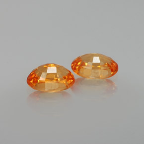 Spessartite Garnet Gemstone in 6 x 4 mm (calibrated) Size for Sale, Spessartite Garnet Stone in Orange Color