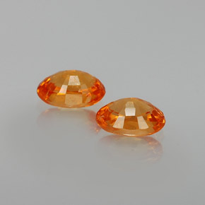 Spessartite Garnet Gemstone in 6.1 x 4.2 mm Size for Sale, Spessartite Garnet Stone in Orange Color