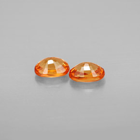 Spessartite Garnet Gemstone in 6 x 4 mm (calibrated) Size for Sale, Spessartite Garnet Stone in Orange Color