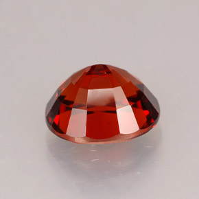 Spessartite Garnet Gemstone in 7.9 x 6.8 mm Size for Sale, Spessartite Garnet Stone in Red Orange Color