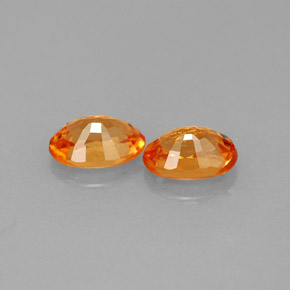 Spessartite Garnet Gemstone in 6.2 x 4.2 mm Size for Sale, Spessartite Garnet Stone in Orange Color