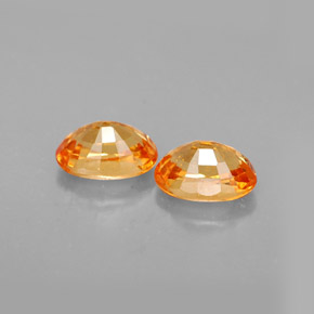 Spessartite Garnet Gemstone in 6.1 x 4.3 mm Size for Sale, Spessartite Garnet Stone in Mandarin Orange Color
