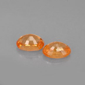 Spessartite Garnet Gemstone in 6.1 x 4.3 mm Size for Sale, Spessartite Garnet Stone in Orange Color
