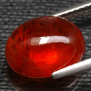 Spessartite Garnet Gemstone in 11 x 9 mm (calibrated) Size for Sale, Spessartite Garnet Stone in Mandarin Orange Color